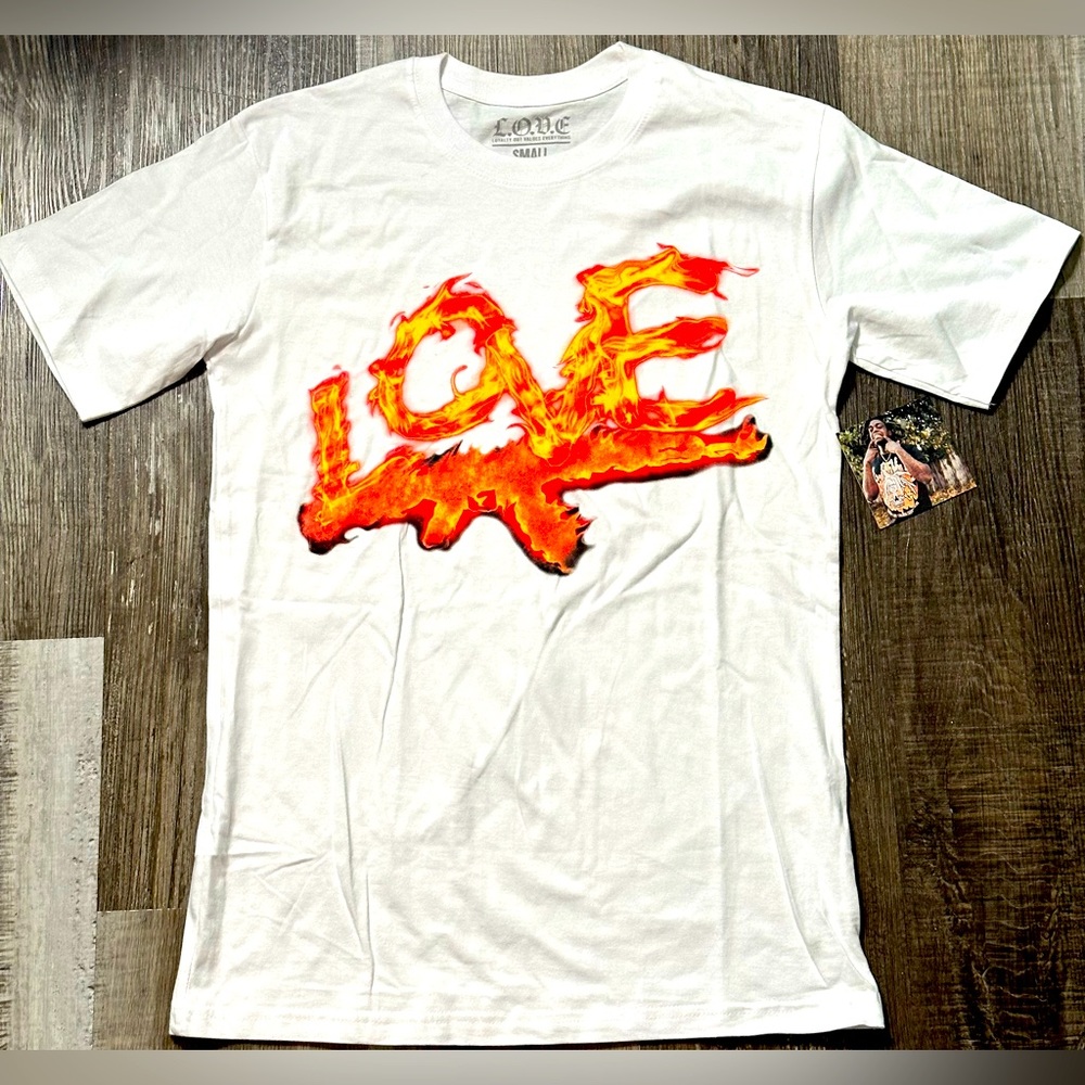 🔥 KODAK BLACK TEE FROM THE LOVE LINE, 🔥 SIZE SMALL🤩
